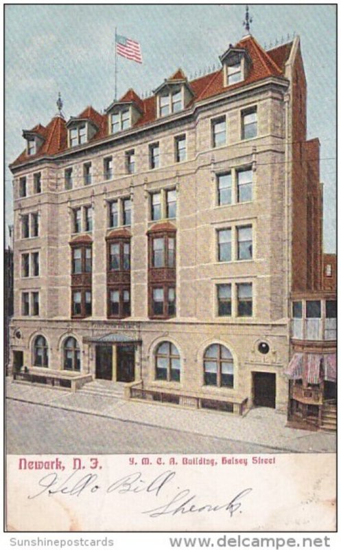 Y M C A Building Halsey Street Newark New Jersey 1907