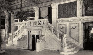 C.1910 Hotel Manhattan Interior View, New York City, NY  Postcard P128