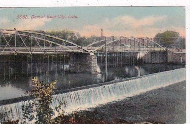 Iowa Iowa City The Dam 1912