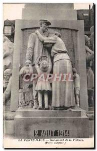 Old Postcard La Ferte Mace Victory Monument (Pierre suulpteur)