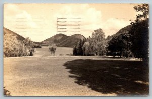 RPPC  Jordan Pond House  Seal Harbor  Maine  Real  Photo Postcard  1949