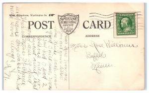 1912 Official Design of Miss Spokane, by Eleanor Gaddis Postcard