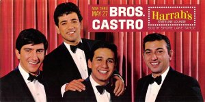 Stateline, NV Nevada Tahoe~HARRAH'S HOTEL ADVERTISING Bros Castro 4X8 Postcard