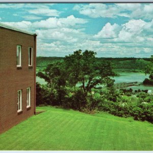 c1960s Guttenberg, IA Riverview Care Center Birds Eye Lock Dam #10 Wis. PC A237