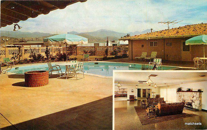 1950s Arrowhead Mobile Home Park pool interior Glendale California 7778