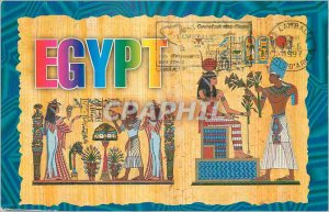 Postcard Modern Egypt To recieve the holy communion and incensing