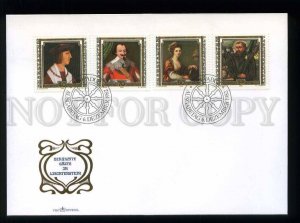 210364 Liechtenstein Paintings famous guests FDC