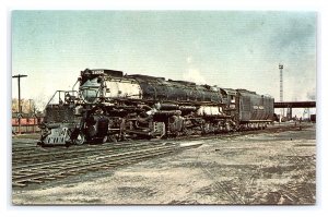 Union Pacific 4004 Laramie Wyoming Postcard Railroad Train