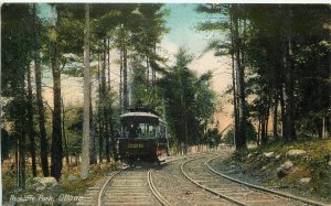 Postcard Canada Ottawa Rockliffe Park railroad Train McFarlane Private  23-4076