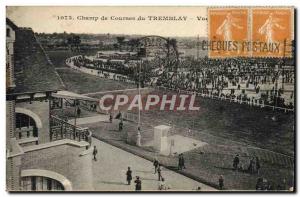 Old Postcard Horse Riding Equestrian Field Tremblay racing