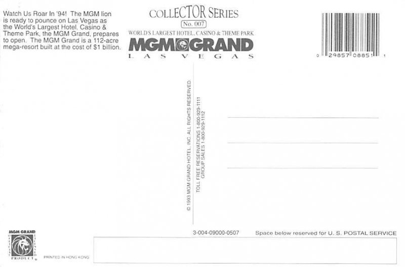 MGM Grand   Las Vegas, Nevada 