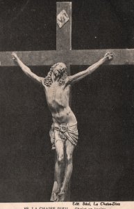 Postcard 1910s La Chaise Dieu Cross Crucifix Jesus Christ Crucified France FR