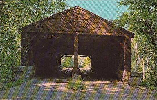 Indiana Brown County State Park Covered Bridge