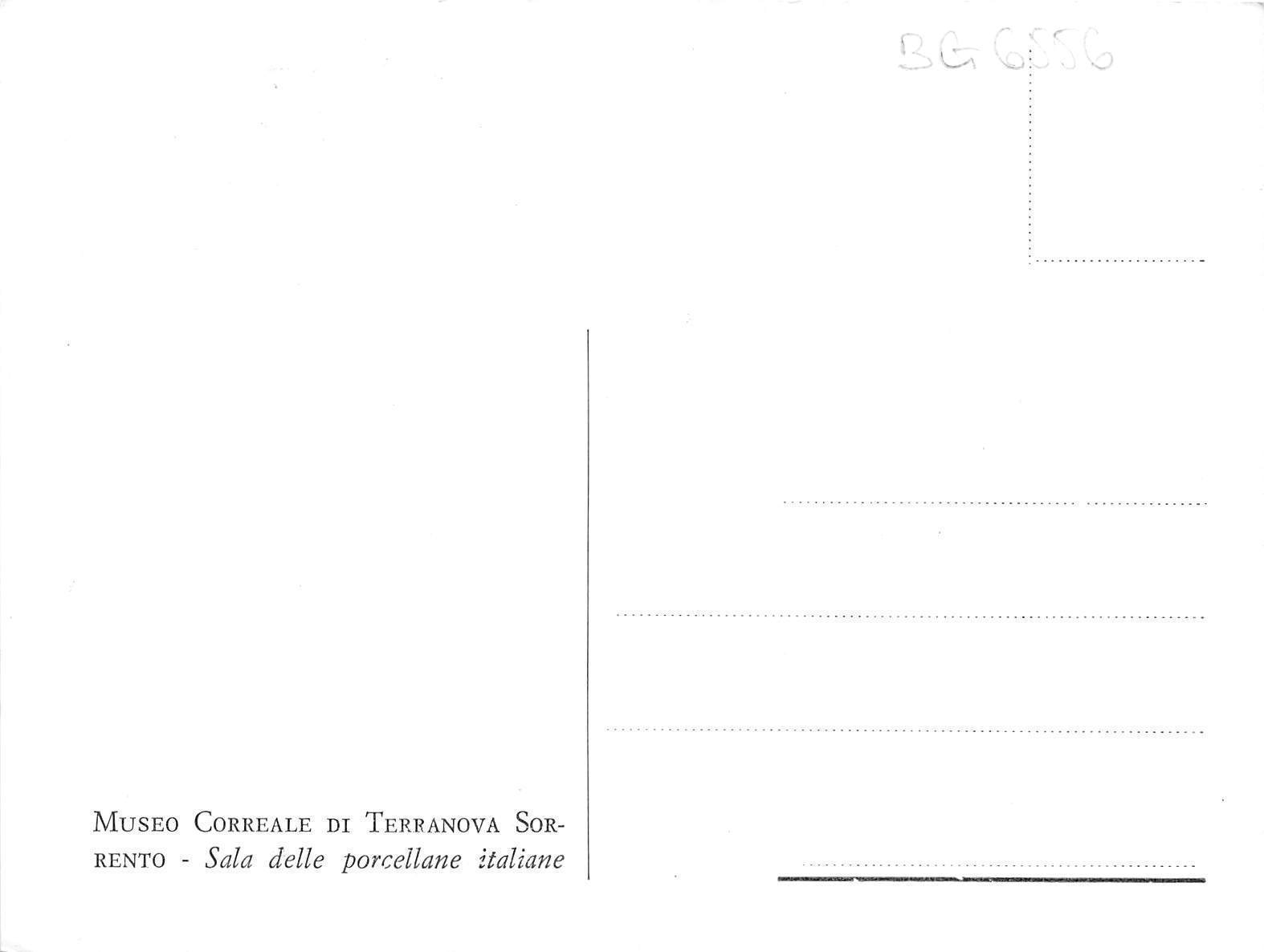 Museo Correale Di Terranova Sorrento Italy.Bg6556 Museo Correale Di Terranova Sorrento Sala Delle Porcellane Italy Hippostcard