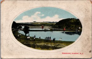 New Zealand Reservoir Dunedin Ross Creek Reservoir Vintage Postcard 09.92