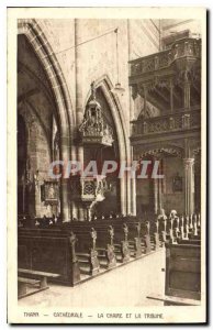 Old Postcard Thann Cathedrale The Chair and Tribune