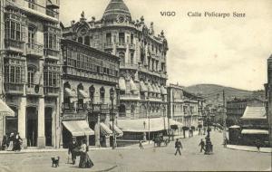 spain, VIGO, Calle Policarpo Sanz (1910s)