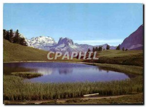 Postcard Modern Nevache Thures Lake and Grand Seru