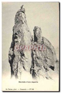 Old Postcard Alpine Climbing d & # 39A needle
