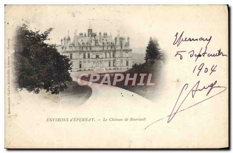 Old Postcard vicinity D & # 39Epernay The Château de Boursault