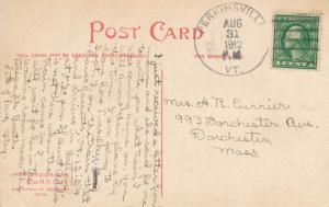 Diving Board at Swimming Pool - Springfield VT, Vermont - pm 1912 - DB