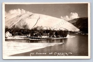 J89/ Missoula Montana RPPC Postcard c1940s Mt Jumbo Homes  331