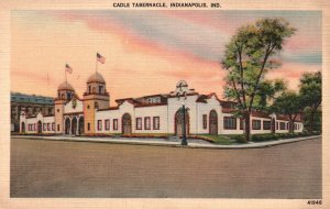 Vintage Postcard Cadle Tabernacle Church Howard Cadle Indianapolis Indiana IND