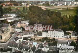 Postcard Modern Saumur (M and L) Retirement Home Ste Anne de Nantilly view Ae...