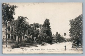 CHICAGO IL FORRESTVILLE AVENUE ANTIQUE REAL PHOTO POSTCARD RPPC