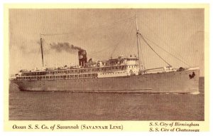 S.S. Ocean Co. os Savannah  , Savannah Line