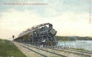 Overland limited , Chicago, IL USA Train, Trains, Locomotive  1908 light crea...