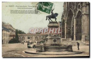 Old Postcard Nancy Place Saint Epvre Government Palace