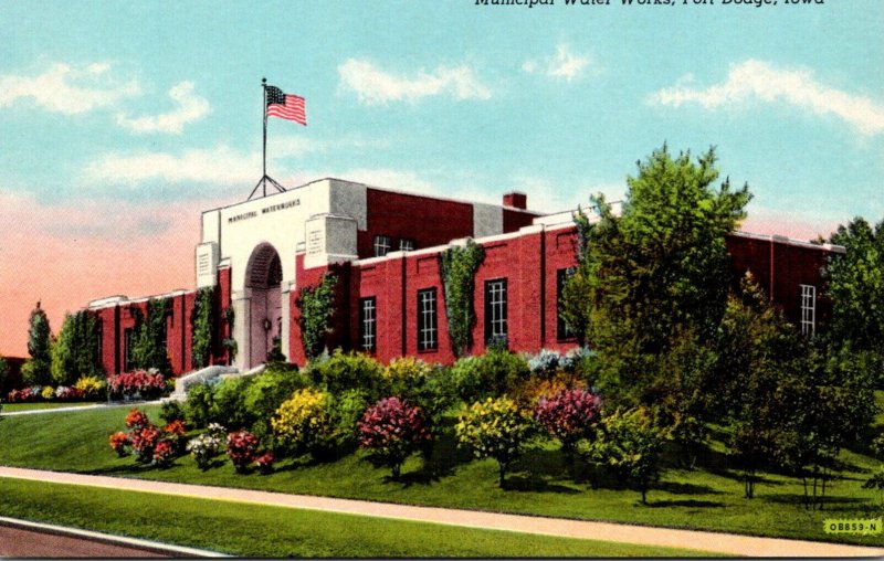 Iowa Fort Dodge Municipal Water Works Curteich