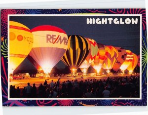Postcard Night Glow, Hot Air Balloon Rally, Medford, Oregon