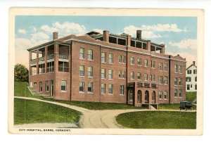 VT - Barre. City Hospital ca 1920