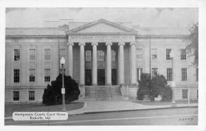 Rockville Maryland Montgomery Court House Real Photo Antique Postcard K30648