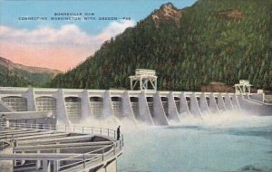 Bonneville Dam Connecting Washington With Oregon