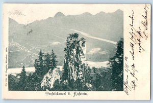 Kufstein Tyrol Austria Postcard View of Devil's Pulpit 1907 Posted Antique