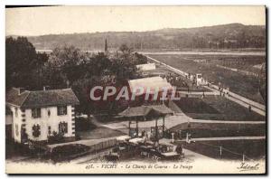 Old Postcard Horse Riding Equestrian Vichy Racecourse Weighing