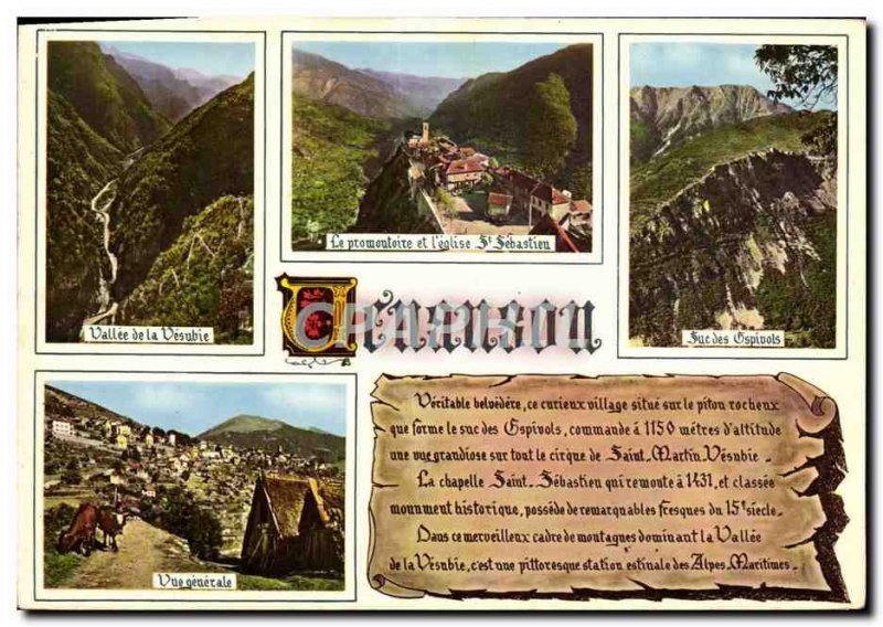 Postcard Modern Venanson Vesubie