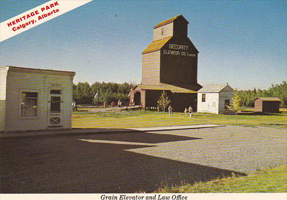 Canada Grain Elevator and Law Office Heritage Park Calgary Alberta