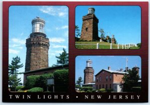 Postcard - Twin Lights - Highlands, New Jersey