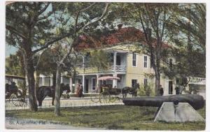 Saint Augustine FL 1915 Colored Postcard View of Post Office