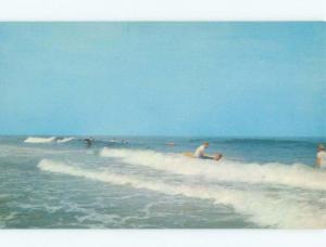 Pre-1980 SURFING - RIDING BREAKERS Fenwick Island By Bethany Beach DE d7134@