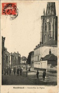 CPA HAZEBROUCK - Grande Rue de l'Église (136139)
