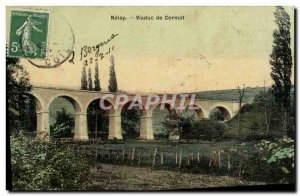 Postcard Old Nolay Viaduct Cormot