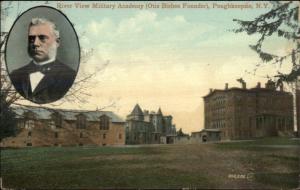 Poughkeepsie NY River View Miitary Academy Otis Bisbee c1910 Postcard