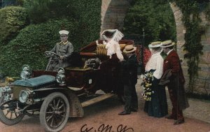 Vintage Postcard 1906 Real Photo Childhood Lovers Man Thinks Old Georgia RPPC