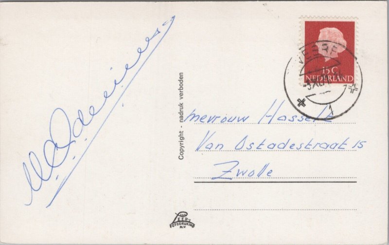 Netherlands Veere Campveerse Toren Vintage RPPC C013 