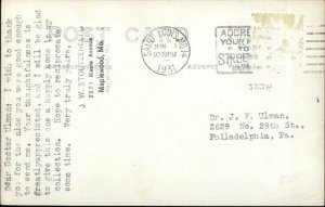 Airplane Patsy Ann Chaffee & Brewster From Maplewood MO 1931 RPPC G19